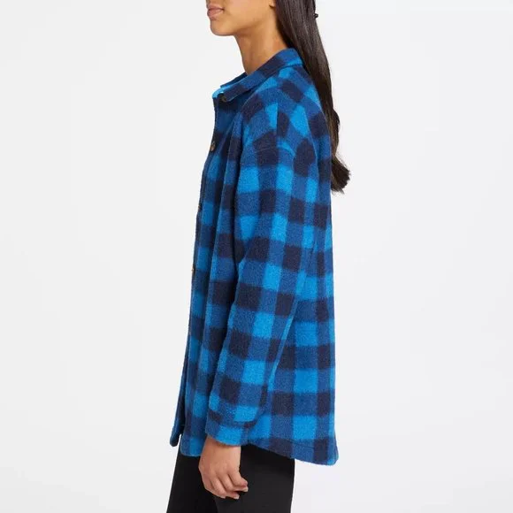 NWT DSG Girls' Plaid Shacket - Picture 9 of 9